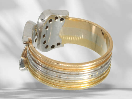 Ring: hochwertiger, ehemals sehr teurer Tricolor-Damenring v… - Foto 4