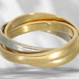 Ring: vintage ring in Cartier style, 900 gold… - фото 3