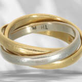 Ring: vintage ring in Cartier style, 900 gold… - фото 4