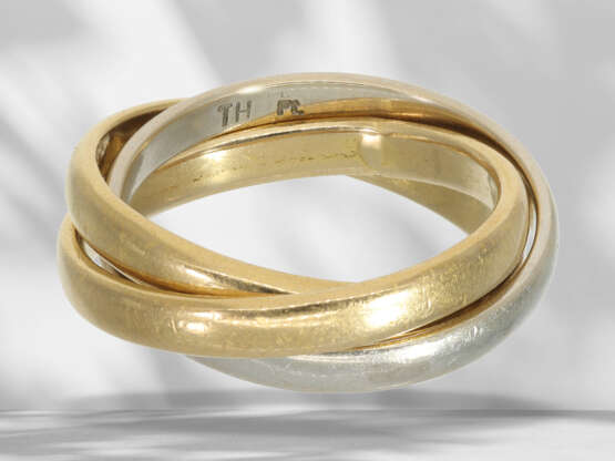 Ring: vintage ring in Cartier style, 900 gold… - photo 6