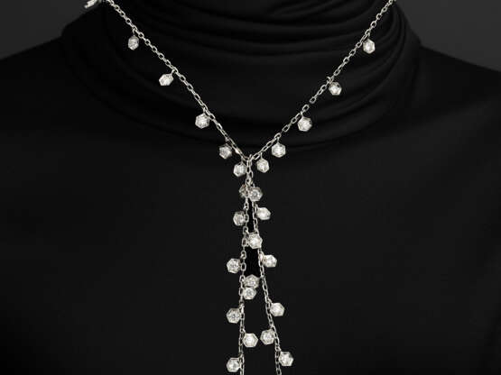 Chain/necklace: high-quality designer jewellery in 18K white… - photo 1