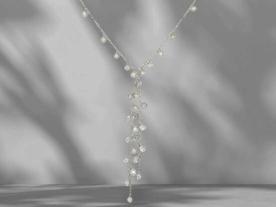 Chain/necklace: high-quality designer jewellery in 18K white… - photo 3