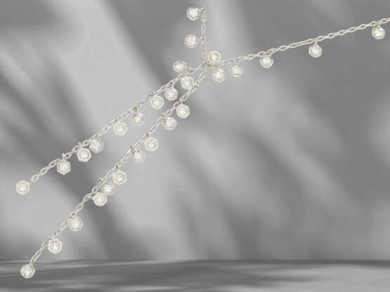 Chain/necklace: high-quality designer jewellery in 18K white… - photo 4