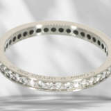 Ring: luxuriöser, feiner Cartier Memoire-Brillantring aus Pl… - Foto 4