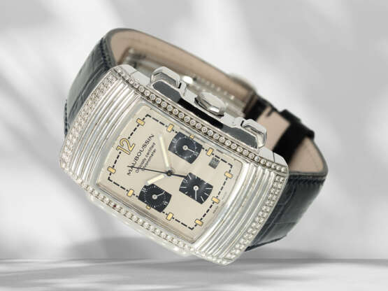 Wristwatch: luxurious chronograph with brilliant-cut diamond… - фото 1