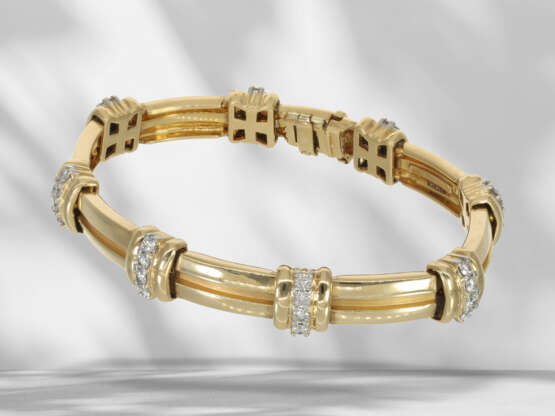 Very high quality and solid Tiffany & Co. bracelet with bril… - photo 4