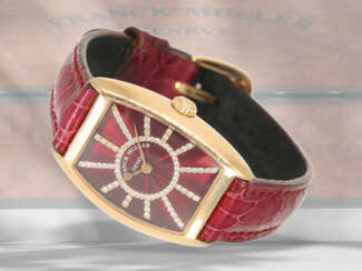 Armbanduhr: Luxuriöse, sehr hochwertige 18K Damenuhr Franck …