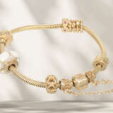 Golden, heavy and formerly expensive Pandora bracelet with 6… - photo 2