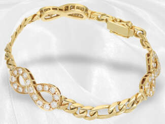 Bracelet: high-quality goldsmith's bracelet with brilliant-c…
