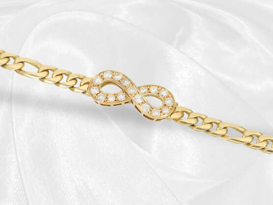 Armband: hochwertiges Goldschmiedearmband mit Brillantbesatz… - Foto 3
