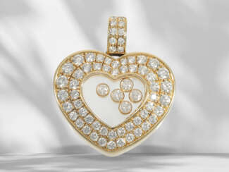 Pendant: extremely luxurious, large Chopard "Happy Diamonds"…
