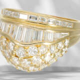 Ring: modern and very attractive diamond/brilliant-cut diamo… - фото 3