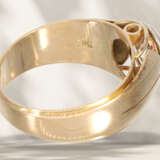Ring: antiker Solitär- Diamant-Goldschmiedering, schöner Dia… - Foto 4