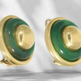 High-quality and unusual designer earrings in 18K gold, inte… - photo 2