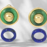 High-quality and unusual designer earrings in 18K gold, inte… - фото 3