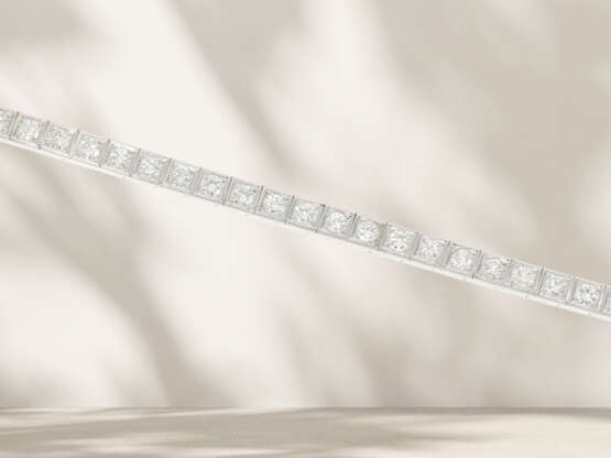 Bracelet: extremely high-quality, handcrafted tennis bracele… - photo 2