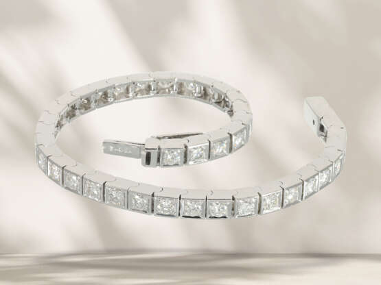 Bracelet: extremely high-quality, handcrafted tennis bracele… - photo 3