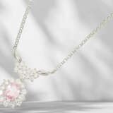 Chain: high-quality, like new platinum necklace with certifi… - photo 3