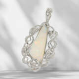 Chain with high-quality opal pendant, like new… - photo 3