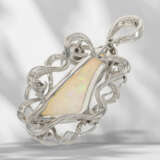 Chain with high-quality opal pendant, like new… - photo 6