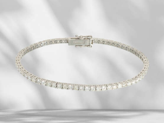 Bracelet: high-quality, handcrafted brilliant-cut diamond/te… - фото 1
