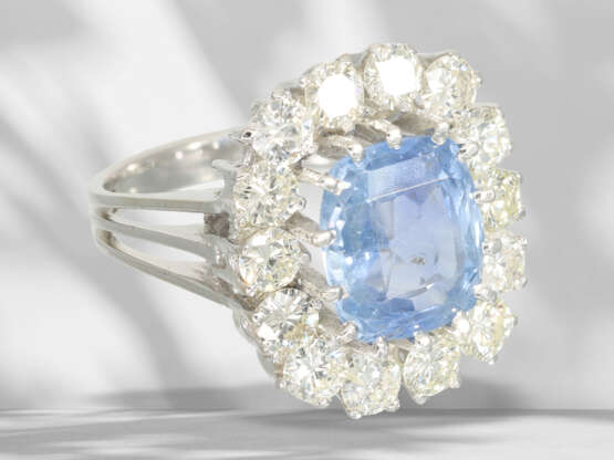 Ring: hochwertiger, sehr attraktiver vintage Blütenring mit … - Foto 2