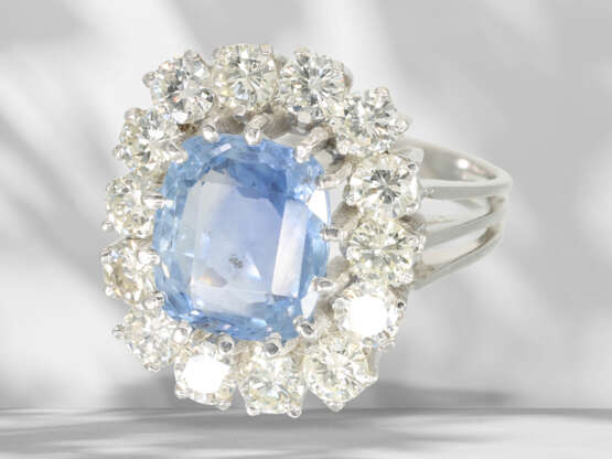 Ring: hochwertiger, sehr attraktiver vintage Blütenring mit … - Foto 4