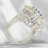 Ring: hochwertiger, sehr attraktiver vintage Blütenring mit … - Foto 5