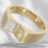 Ring: high-quality, modern brilliant-cut diamond/diamond des… - фото 2
