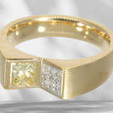 Ring: high-quality, modern brilliant-cut diamond/diamond des… - фото 4