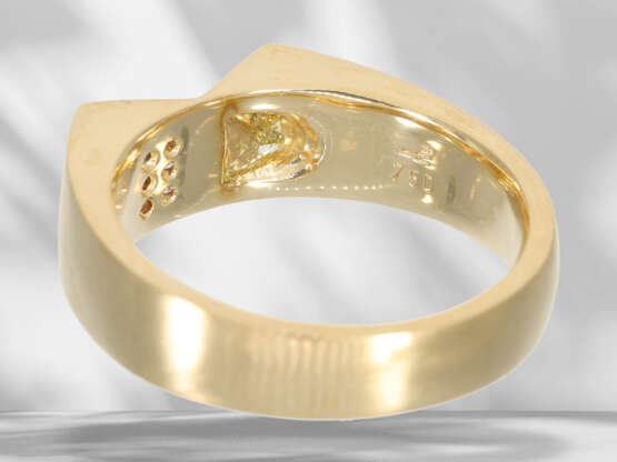 Ring: high-quality, modern brilliant-cut diamond/diamond des… - photo 5