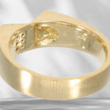 Ring: high-quality, modern brilliant-cut diamond/diamond des… - фото 5