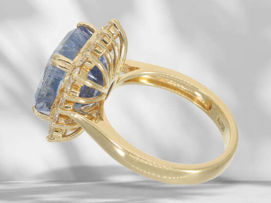Ring: Goldschmiedering mit besonders schönem Ceylon-Saphir v… - Foto 7