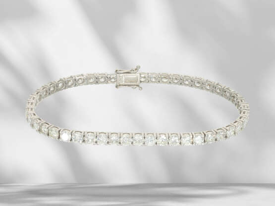 Bracelet: high-quality, handcrafted tennis bracelet with bri… - photo 1
