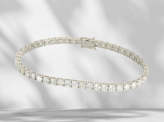 Bracelet: high-quality, handcrafted tennis bracelet with bri… - фото 3