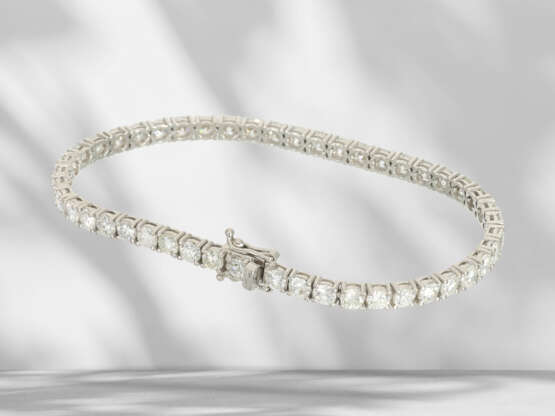 Bracelet: high-quality, handcrafted tennis bracelet with bri… - photo 5