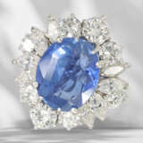 Ring: beeindruckender Brillant/Diamant-Goldschmiedering mit … - Foto 1