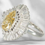 Ring: unique ballerina platinum ring with high-quality diamo… - фото 3