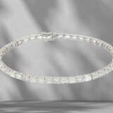 Bracelet: extremely high-quality tennis bracelet with 41 lar… - photo 1