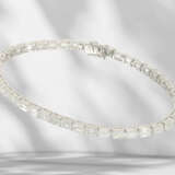 Bracelet: extremely high-quality tennis bracelet with 41 lar… - photo 3