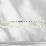 Bracelet: extremely high-quality tennis bracelet with 41 lar… - фото 7