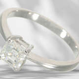 Ring: Solitärring mit Emerald-Cut Diamant in Spitzenqualität… - Foto 1