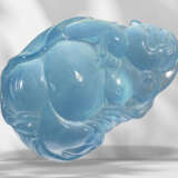 Interesting carved aquamarine in the shape of a Buddha, appr… - photo 3