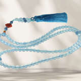 Chain: like new, unusual aquamarine centrepiece necklace wit… - photo 2