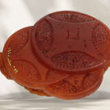 Figure/carving: Asian teak/amber carving, "Money frog/Feng S… - photo 4
