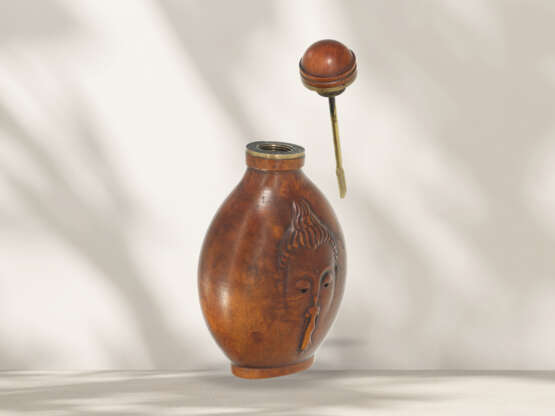 Flacon: decorative old Asian perfume/snuff flacon made of pr… - фото 3
