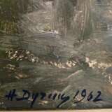 Картина художника Дучиц Н.В. Дучиц Дучиц Canvas on cardboard Oil paint Landscape painting Byelorussia 1962 - photo 4