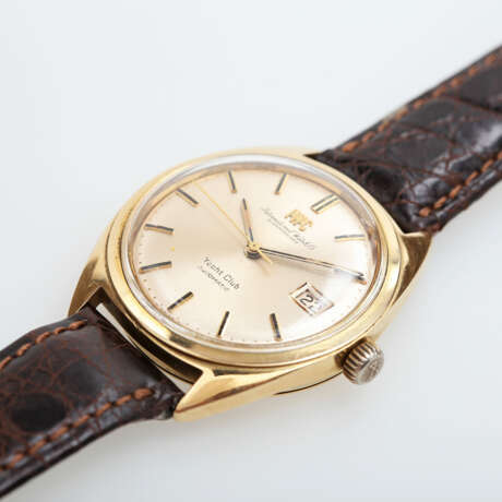 IWC "Yacht Club" Herrenuhr, Ref. R 811A, ca. 1960/70er Jahre. Gelbgold 18K. - Foto 4