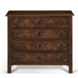 A SPANISH OAK AND WALNUT CHEST-OF-DRAWERS - Auction prices