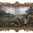 A CHINESE EXPORT REVERSE-PAINTED MIRROR - Auktionsarchiv